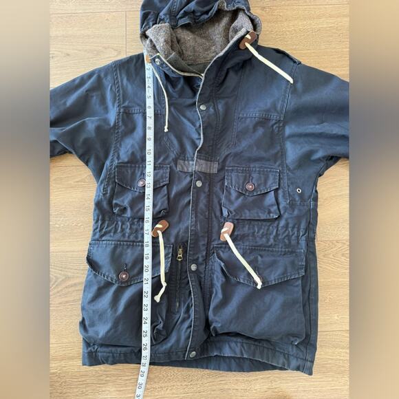 Garbstore Of London Navy Mountain Providence Parka Size Men’s Small - Picture 13 of 14